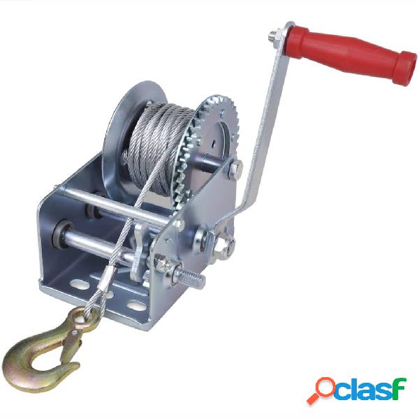 vidaXL Cabrestante manual 1130 kg