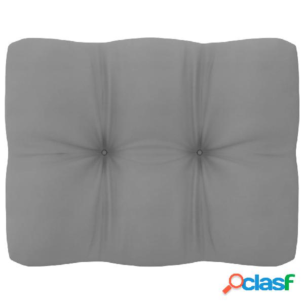 vidaXL Cojín para sofá de palets gris 50x40x10 cm