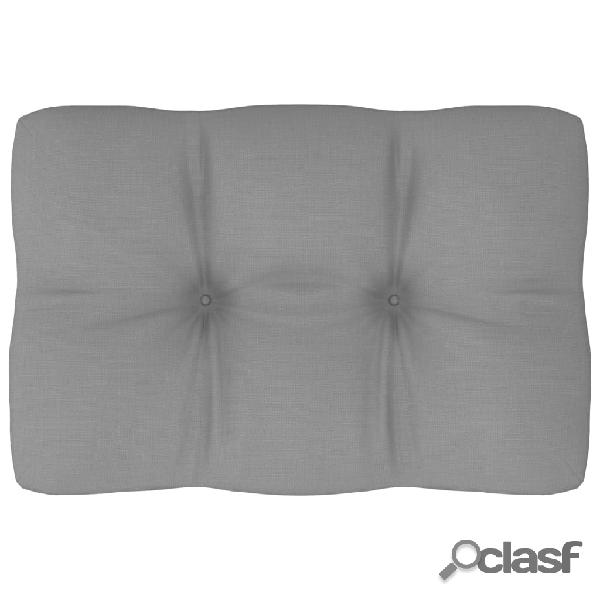 vidaXL Cojín para sofá de palets gris 60x40x10 cm