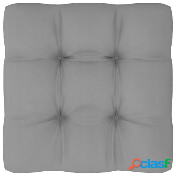 vidaXL Cojín para sofá de palets gris 60x60x10 cm