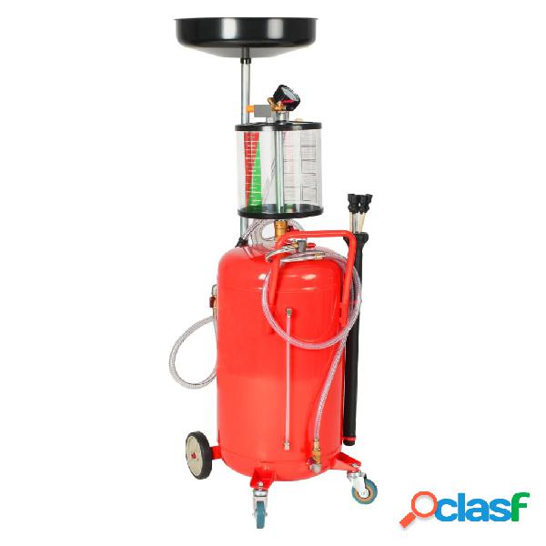 vidaXL Contenedor de drenaje para aceite usado 70 L acero
