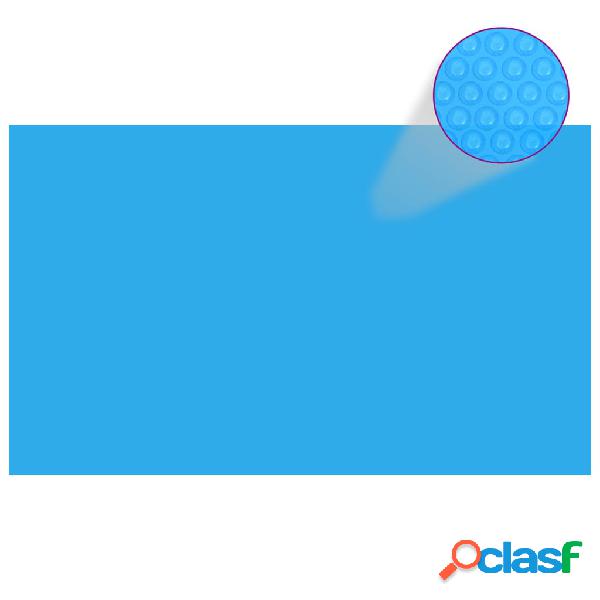 vidaXL Cubierta de piscina rectangular PE azul 1000x600 cm