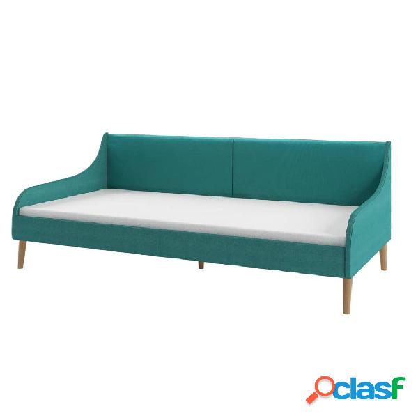 vidaXL Estructura de sofá cama de tela verde