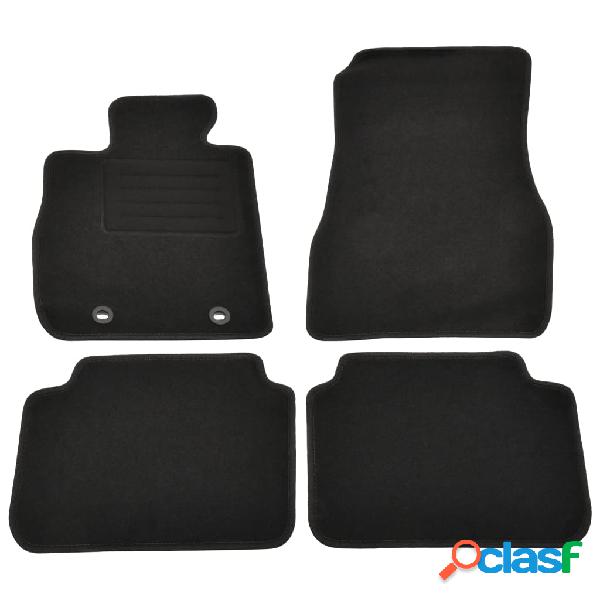 vidaXL Juego alfombrillas coche 4 piezas BMW G16 (8 serie