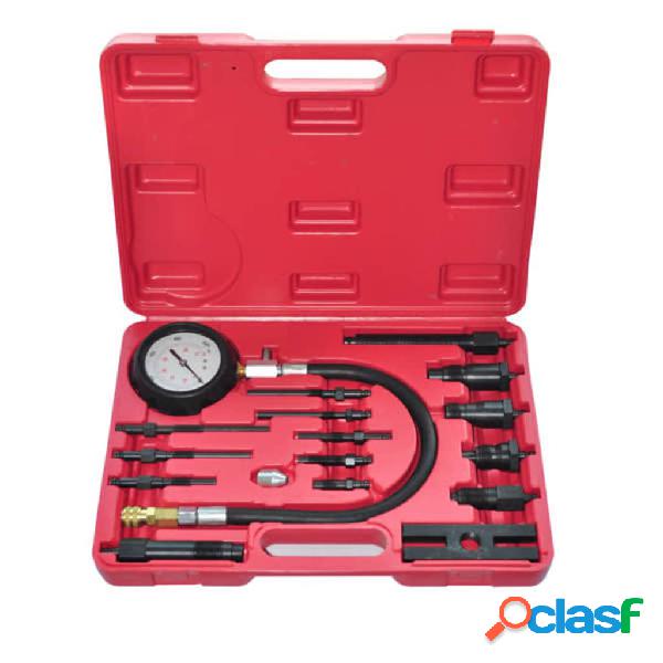 vidaXL Kit comprobador de compresión de motor de diesel 17
