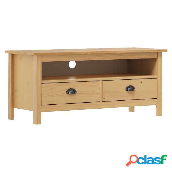 vidaXL Mueble de TV Hill Range madera de pino marrón miel