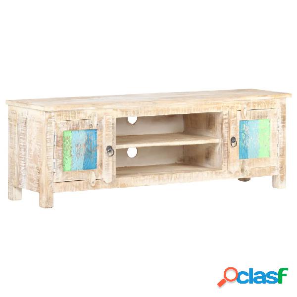 vidaXL Mueble para TV de madera maciza de acacia rugosa