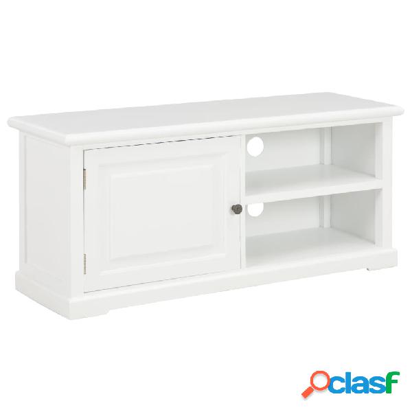 vidaXL Mueble para el televisor de madera blanco 90x30x40 cm