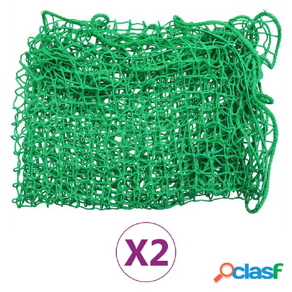vidaXL Redes para remolque 2 unidades PP 2,5x3,5 m
