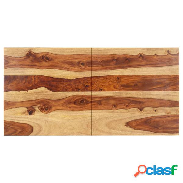 vidaXL Superficie de mesa madera maciza de sheesham 15-16 mm