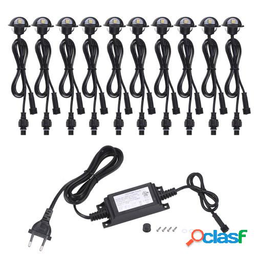 10PCS 35mm LED Juego de luces de cubierta 4W 100LM SMD 5050