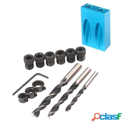 14pcs Kit de plantilla de agujero de bolsillo 8 mm 10 mm