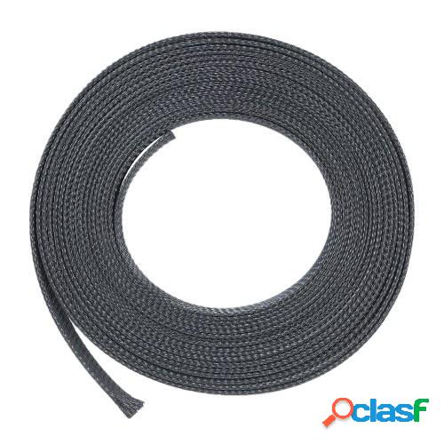 21ft 1/4 Inch (6mm) Expandable Braided Cable Sleeve Cord