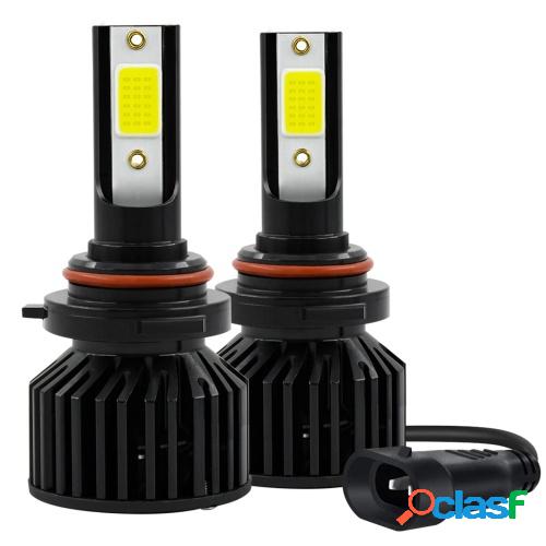 2Pcs 9005 40W IP67 Bombillas LED para faros delanteros de