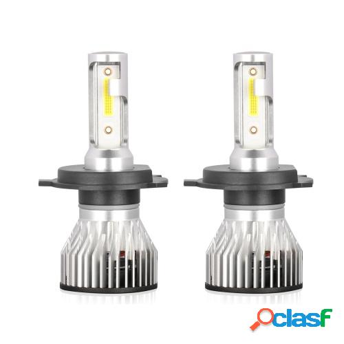 2Pcs H4 40W IP68 Impermeable Coche LED Bombillas de faros