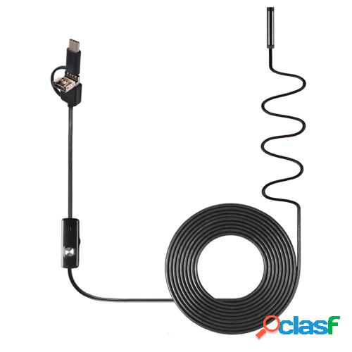 3-in-1 Industrial Endoscope Borescope Inspection Camera