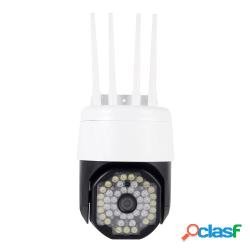 45 luces Cámara de red inalámbrica giratoria para