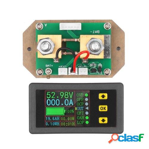 90V 0-100A Pantalla LCD digital Coulómetro Medición de