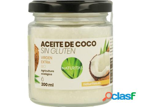 Aceite de Coco Bio Sin Gluten NATURITAS (200 ml de Aceite)