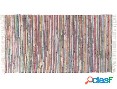 Alfombra BELIANI Danca (Multicolor - Algodón -80x150x1 cm)