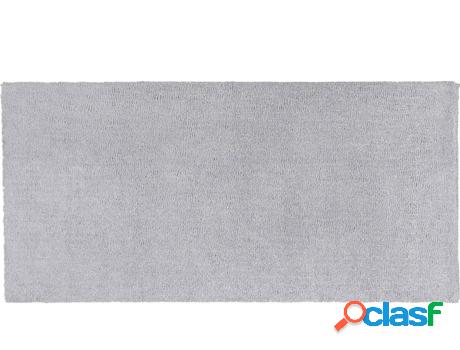 Alfombra BELIANI Demre (Gris - Poliéster -80x150x2 cm)