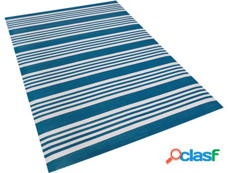 Alfombra de Exterior Eluru (Azul - Polipropileno