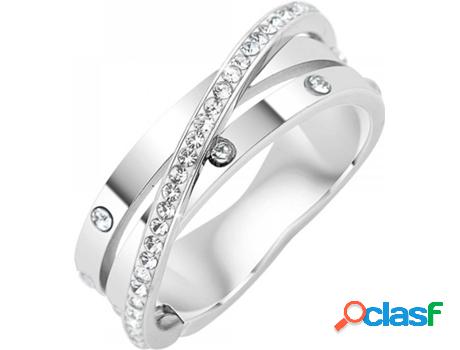 Anillo SC_CRYSTAL Cristales (Acero - 54)