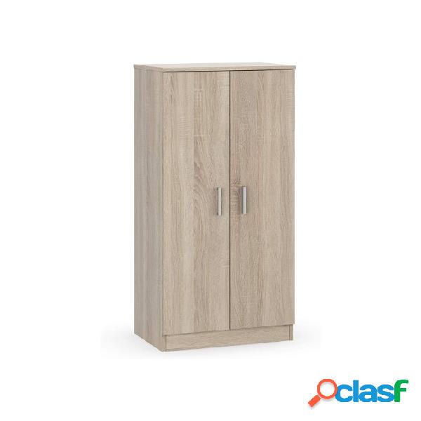 Armario Multiuso Forés 2 Puertas Roble 180x59x37cm