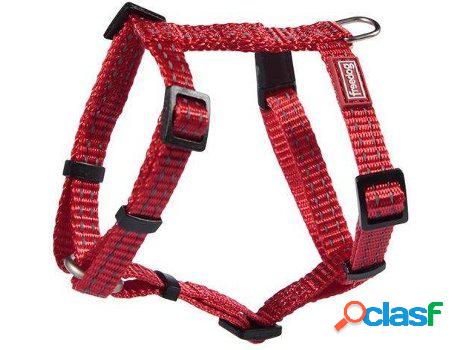 Arnés para Perros FREEDOG Nylon Reflect Rojo (M)