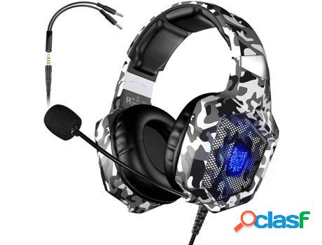 Auriculares Gaming con Cable ONIKUMA ONIKUMA-K8RGB (On Ear -