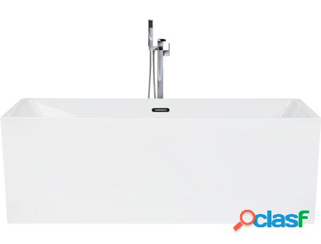 Bañera Rios Retangular (Blanco - Acrílico -81x170x60 cm)
