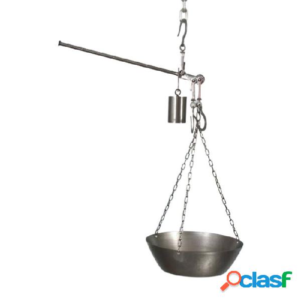 Balanza Romana de Romanas Manuel Jaén pulida con plato 15Kg
