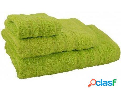 Baño HOGAR Y MÁS Toalla De Ducha De Algodón Verde (70 x