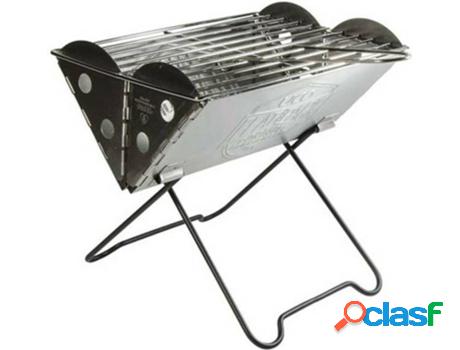 Barbacoa UCO plana Plegable + bolsa de transporte Negro