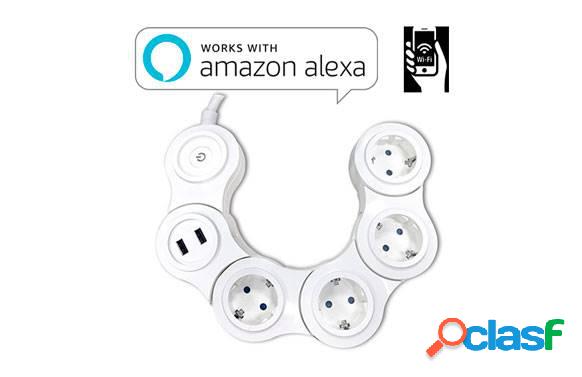 Base múltiple Flex 4T y 2 Usb y Wifi 1,5m 3x1,5