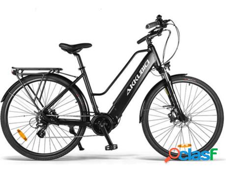 Bicicleta Eléctrica AKKUBICI CTB06 Negro (Velocidad Máx: