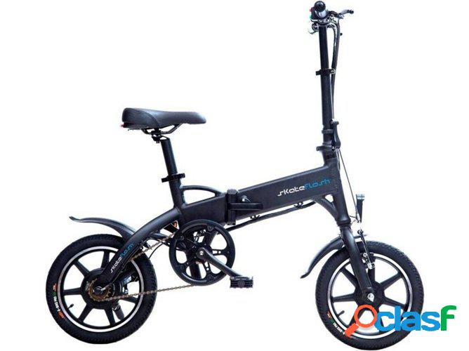 Bicicleta Eléctrica SKATEFLASH Folding E-bike Compact Negro