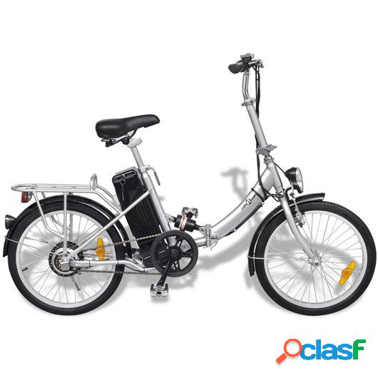 Bicicleta eléctrica plegable de aluminio con batería