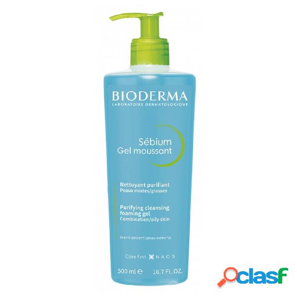 Bioderma Sébium Gel Espumoso Limpiador Purificante-500ml