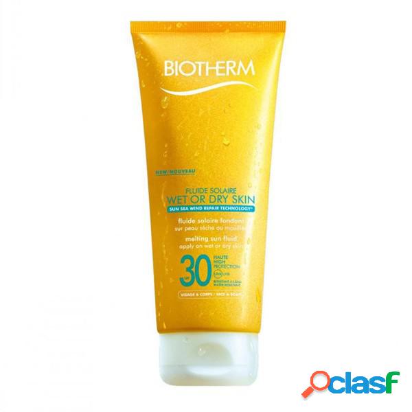 Biotherm Protector Solar Facial Fluid Solaire Wet or Dry