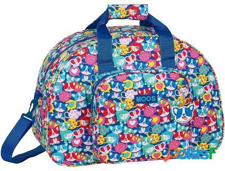 Bolsa de Deporte MOOS 65029 Azul (48 x 33 x 21 cm)