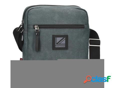 Bolsa de Hombro PEPE JEANS Sunrise Algodón Hombre (Azul)