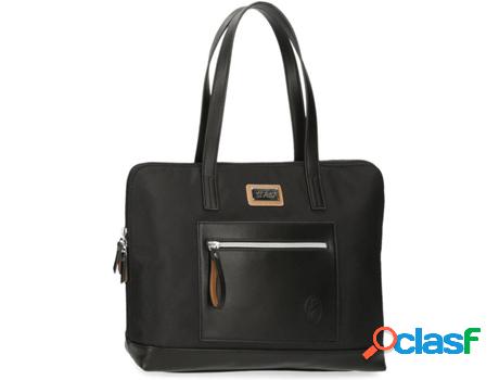 Bolsa para Portátil EL POTRO Chic (Negro - 38x28x9 cm)