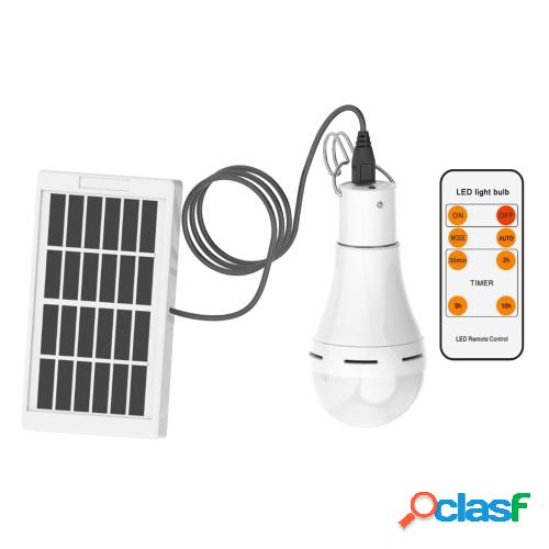 Bombillas LED con energía solar de 7W Control remoto y