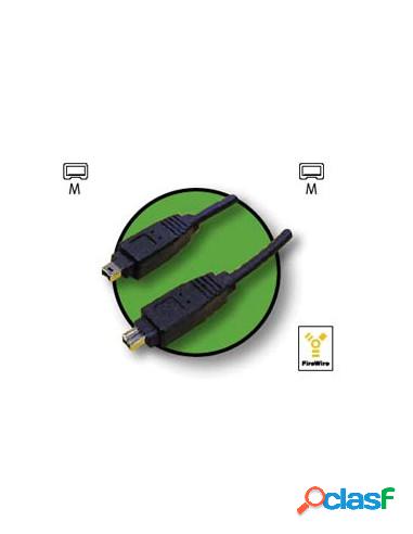 CABLE KABLEX FIREWIRE 4P MACHO / FIREWIRE 4P MACHO 1.8M