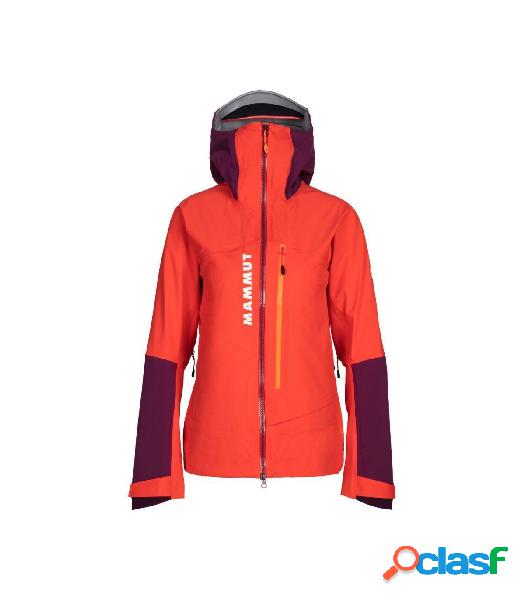 CHAQUETA MAMMUT CON CAPUCHA AENERGY AIR HS MUJER ROJO XL