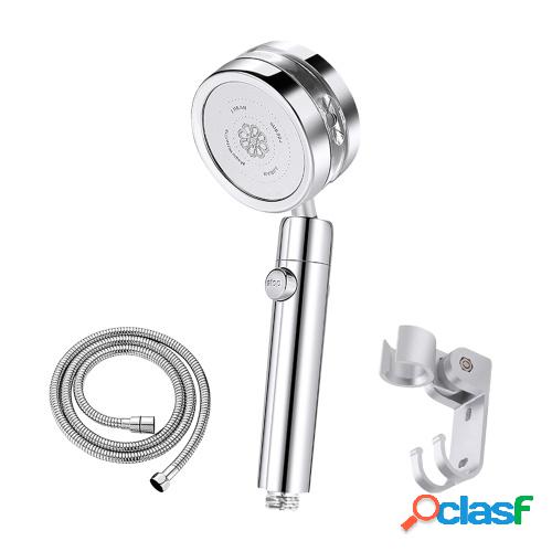Cabezal de ducha de mano con ventilador turbo Interruptor de