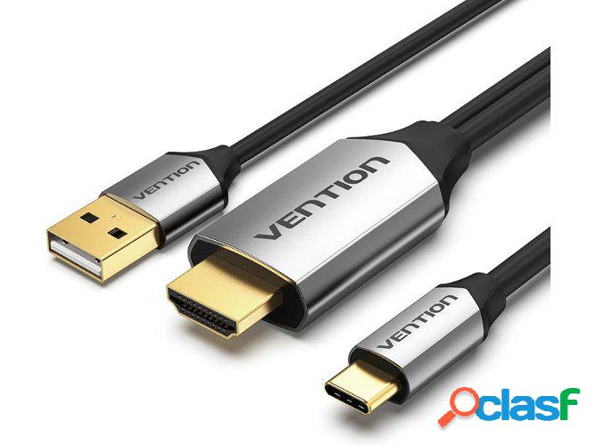 Cable Adaptador VENTION convertidor Tipo-C para HDMI. con