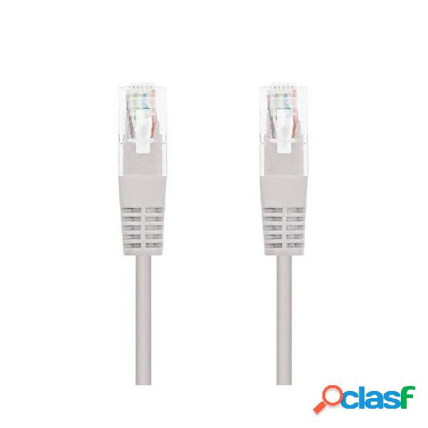 Cable de Red RJ45 UTP Nanocable 10.20.1310 Cat.6/ 10m/ Gris