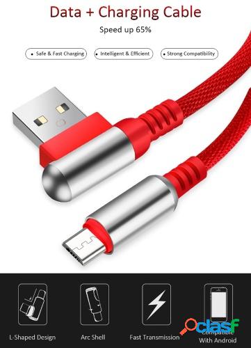Cable de datos Micro USB Cable de carga rápida Carga +